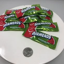 Perfetti Wrapped Candy Mini Airheads Watermelon Flavor 1 Pound Bulk Air Heads