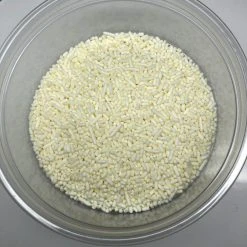 QA Products, Inc. - Beloit, Wisconsin Sprinkles & Toppings Sprinkles White Jimmies Bakery Topping 1 Pound