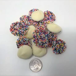 Beulah's Candyland Gourmet Nonpareils White Chocolate Candy Nonpareil 1 Pound